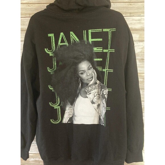 Janet Jackson Together Again Tour Hoodie Sweatshirt 2023 Size L - Picture 1 of 2
